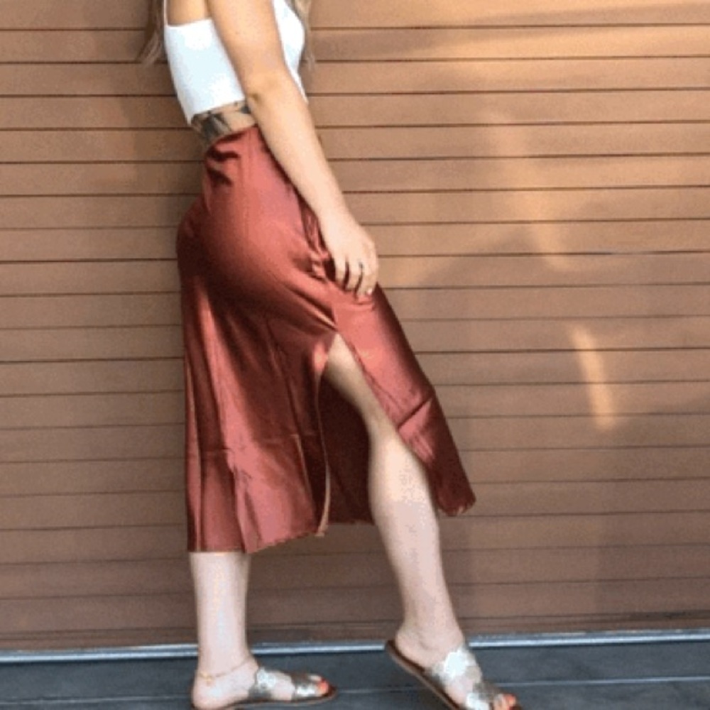 Women’s Princess Polly Elegant Rust Skirt